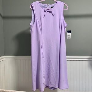 NWT Chaps lilac Sleeveless A-Line dress, 16